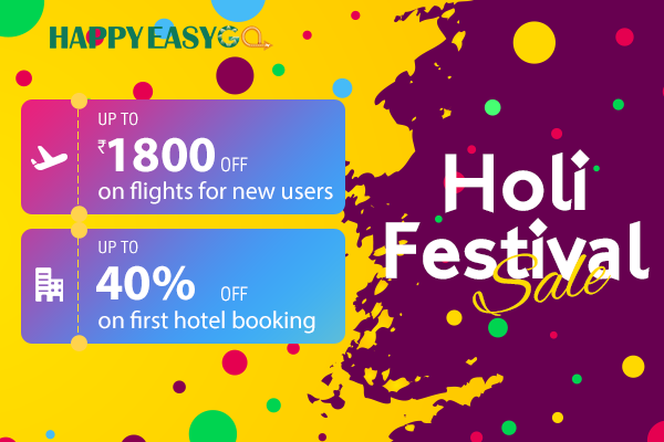 Holi Festival Sale to Help you Travel Far and Wide in Budget